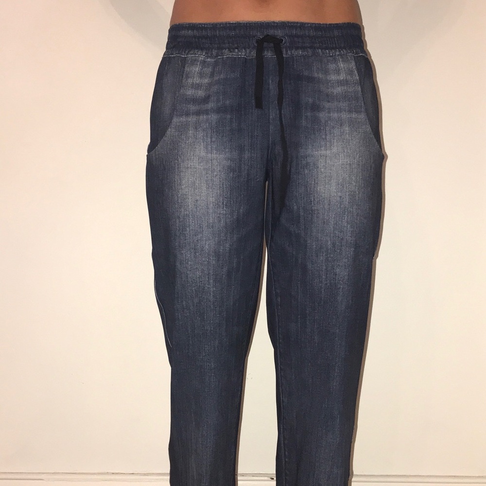 Lucy knit pants, indigo.